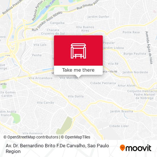 Av. Dr. Bernardino Brito F.De Carvalho map