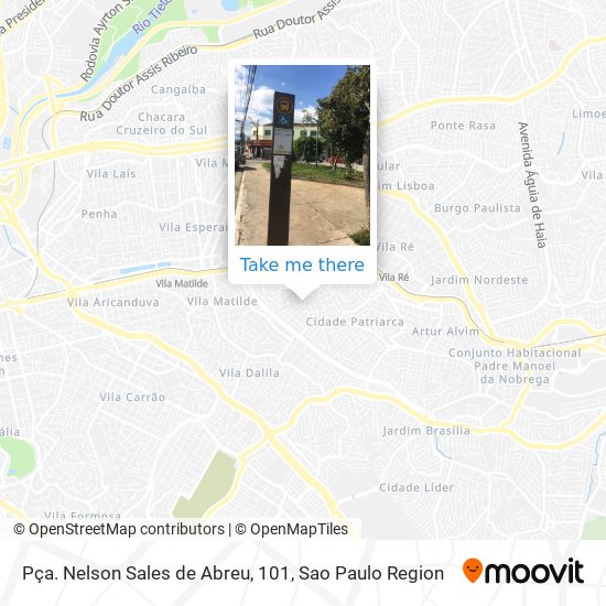 Pça. Nelson Sales de Abreu, 101 map