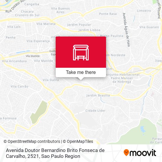 Avenida Doutor Bernardino Brito Fonseca de Carvalho, 2521 map