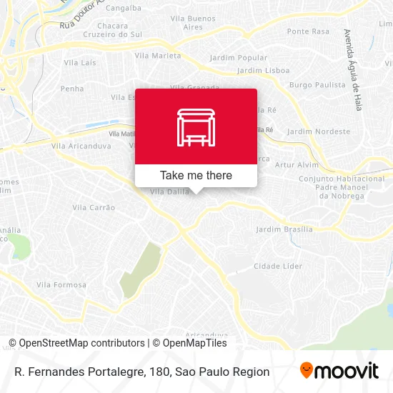 R. Fernandes Portalegre, 180 map