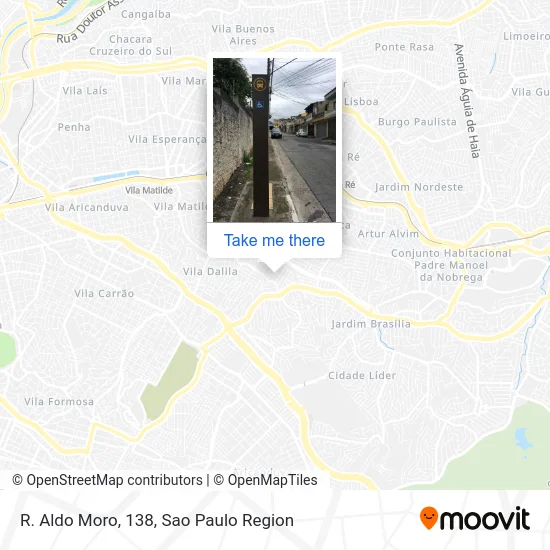 R. Aldo Moro, 138 map