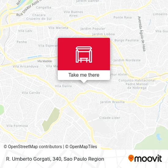 R. Umberto Gorgati, 340 map