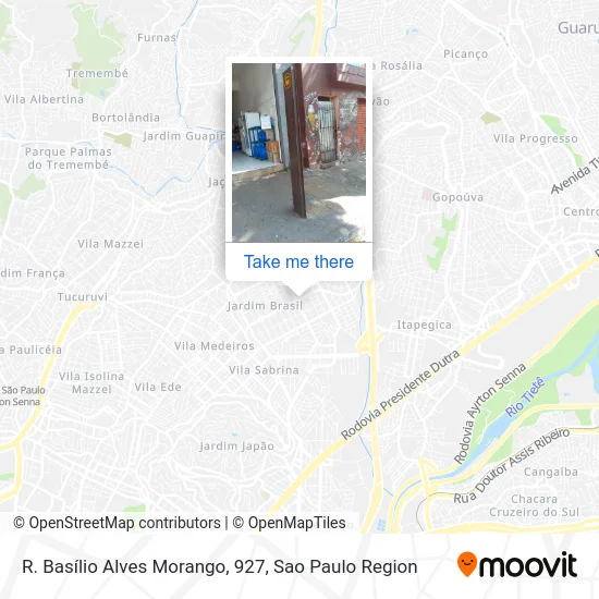 R. Basílio Alves Morango, 927 map