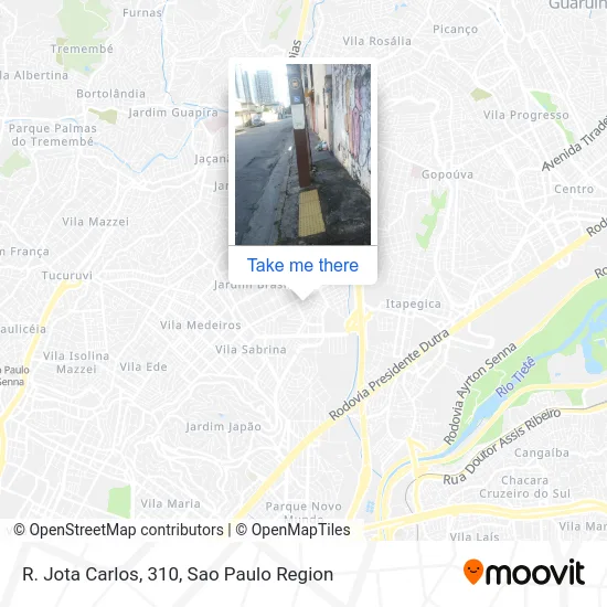 R. Jota Carlos, 310 map