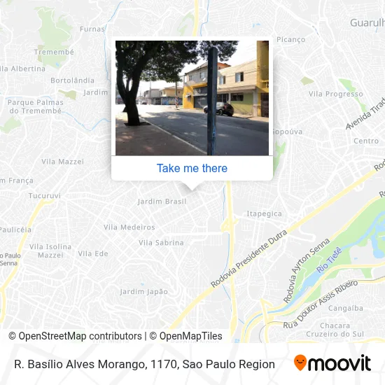 R. Basílio Alves Morango, 1170 map