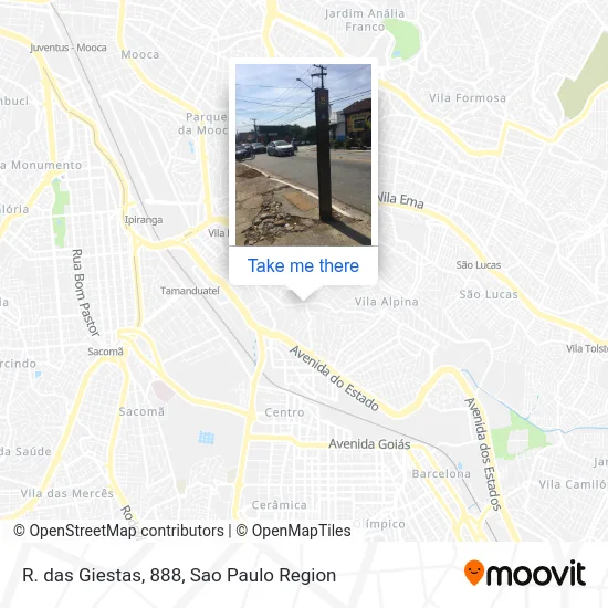 R. das Giestas, 888 map