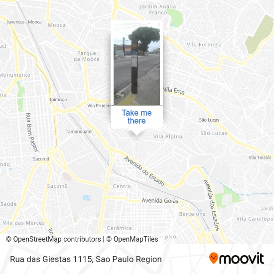 Rua das Giestas 1115 map