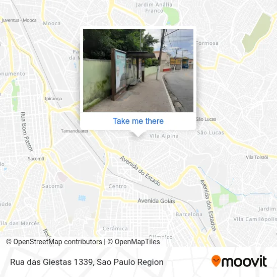 Rua das Giestas 1339 map