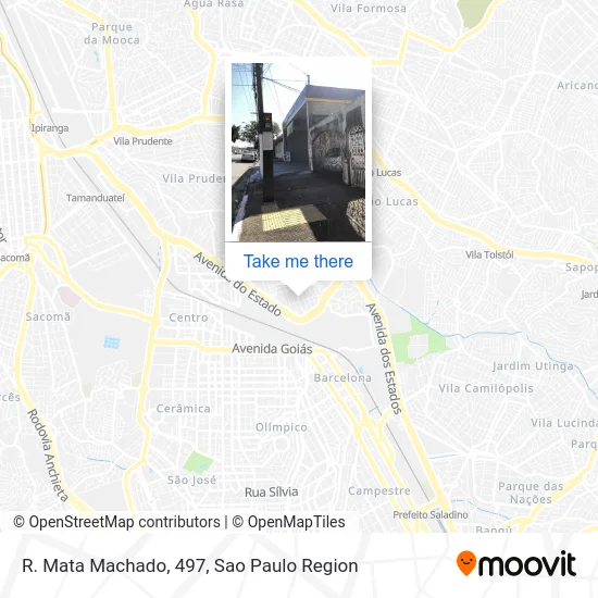 R. Mata Machado, 497 map