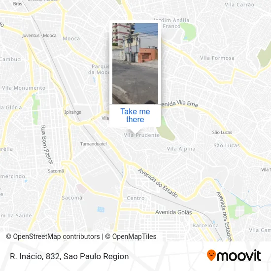 R. Inácio, 832 map