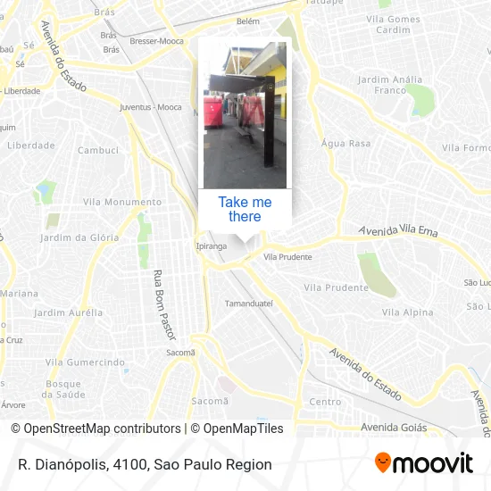 R. Dianópolis, 4100 map