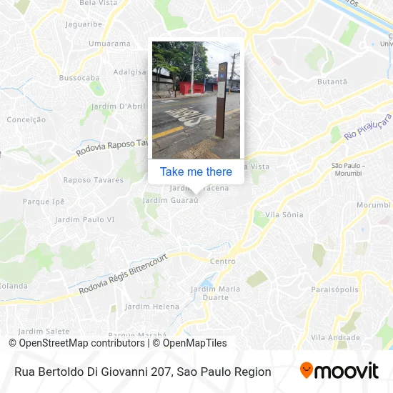 Rua Bertoldo Di Giovanni 207 map