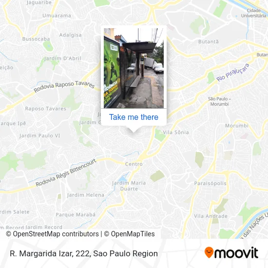 R. Margarida Izar, 222 map