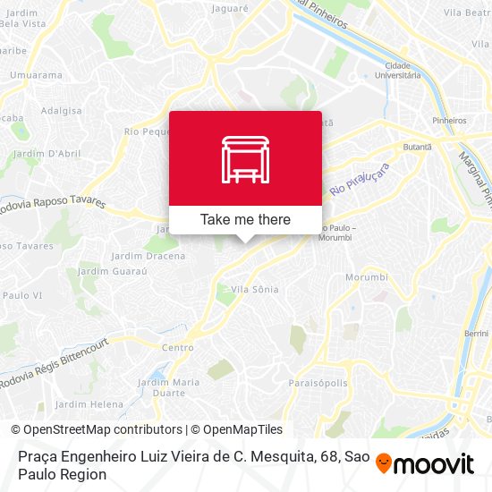 Praça Engenheiro Luiz Vieira de C. Mesquita, 68 map