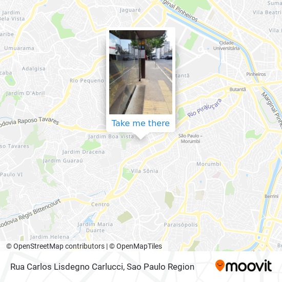 Rua Carlos Lisdegno Carlucci map