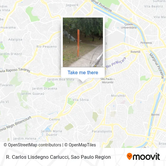 R. Carlos Lisdegno Carlucci map