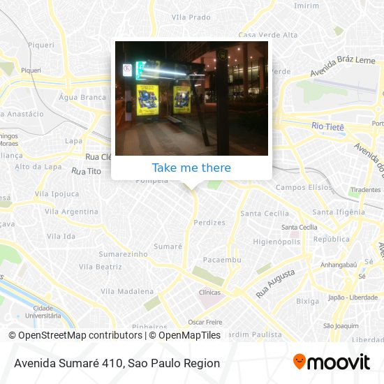 Avenida Sumaré 410 map