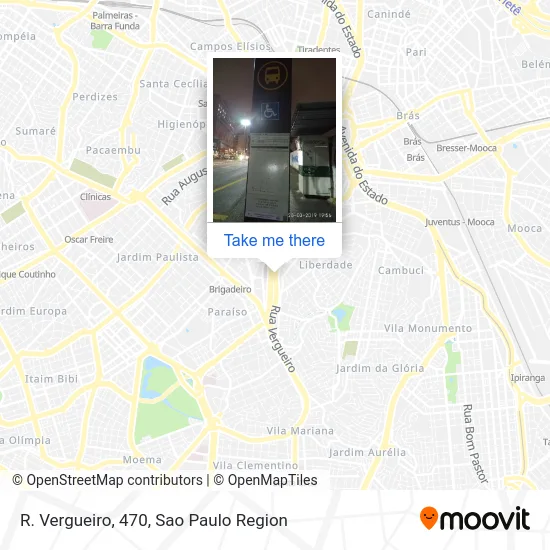R. Vergueiro, 470 map