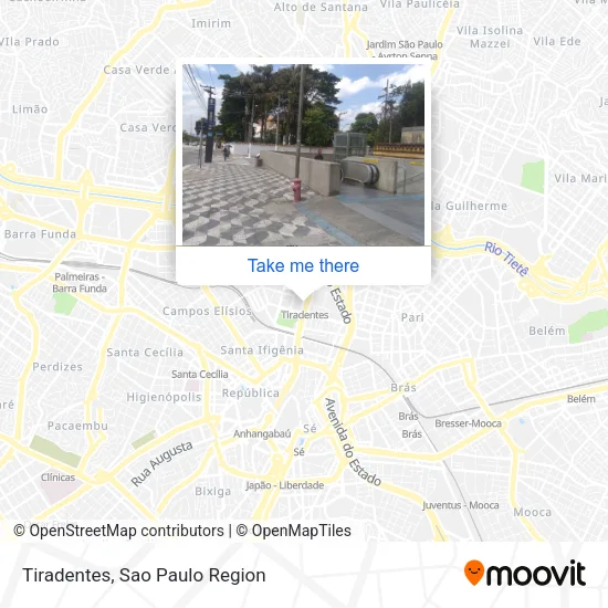 Tiradentes map