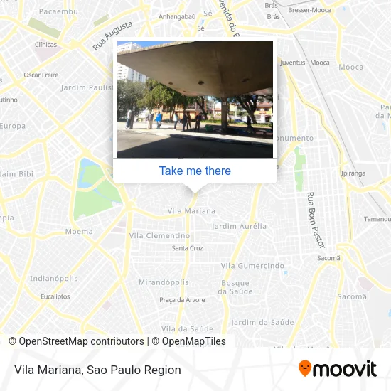 Vila Mariana map
