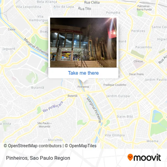 Pinheiros map