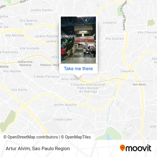 Artur Alvim map