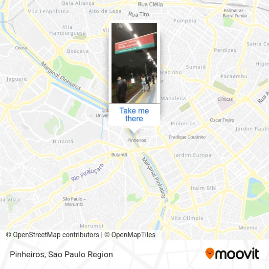 Pinheiros map
