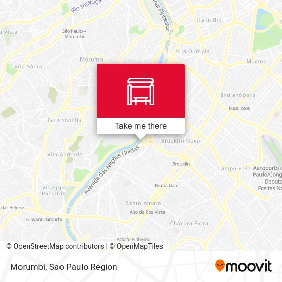 Morumbi map