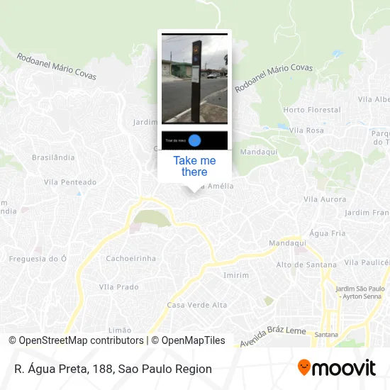 R. Água Preta, 188 map