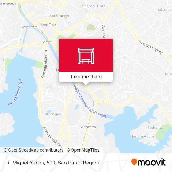R. Miguel Yunes, 500 map