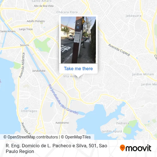 R. Eng. Domicio de L. Pacheco e Silva, 501 map