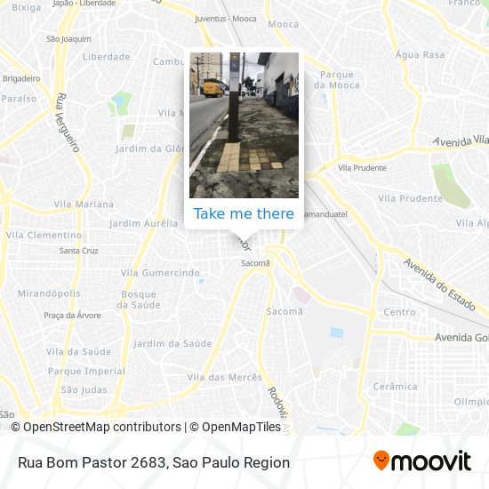 Rua Bom Pastor 2683 map