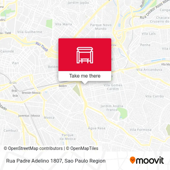 Rua Padre Adelino 1807 map