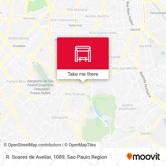 R. Soares de  Avellar, 1089 map