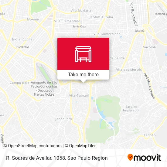 R. Soares de  Avellar, 1058 map