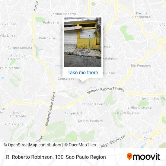 R. Roberto Robinson, 130 map