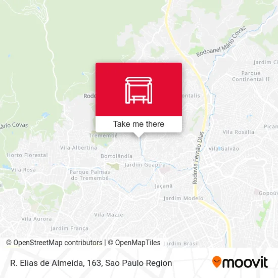 R. Elias de Almeida, 163 map