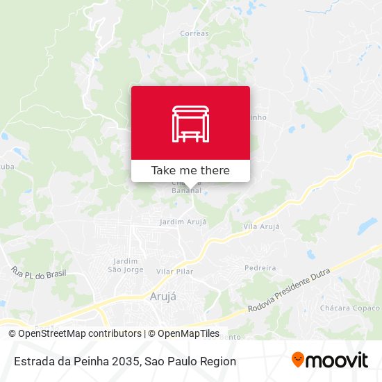 Estrada da Peinha 2035 map