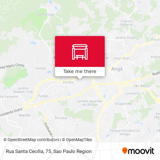 Rua Santa Cecília, 75 map