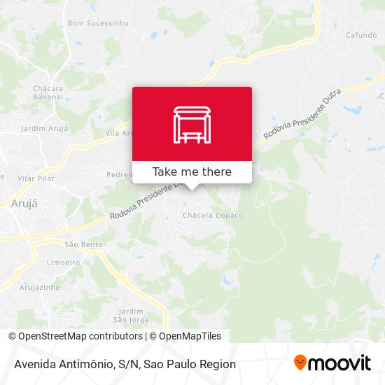 Avenida Antimônio, S/N map