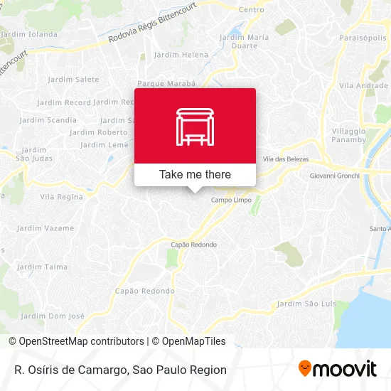 R. Osíris de Camargo map