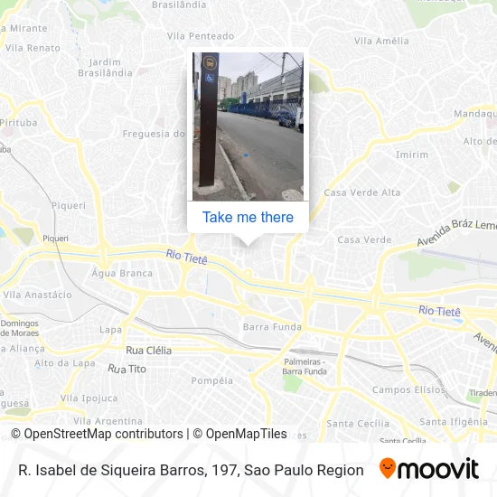 R. Isabel de Siqueira Barros, 197 map