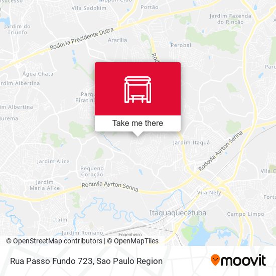 Rua Passo Fundo 723 map