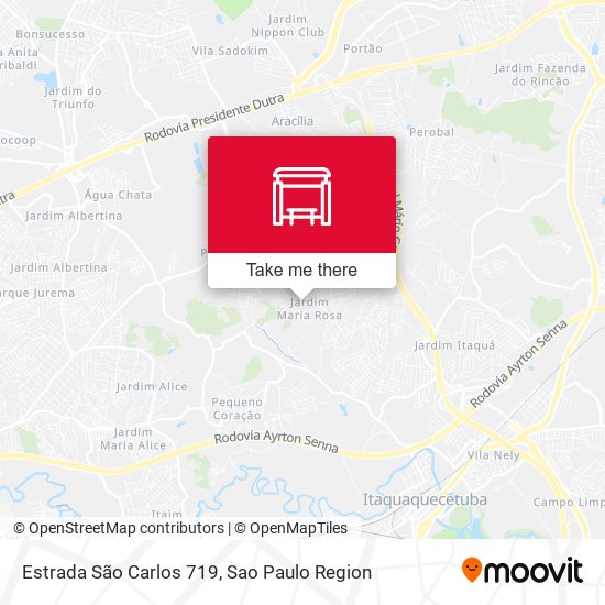 Estrada São Carlos 719 map