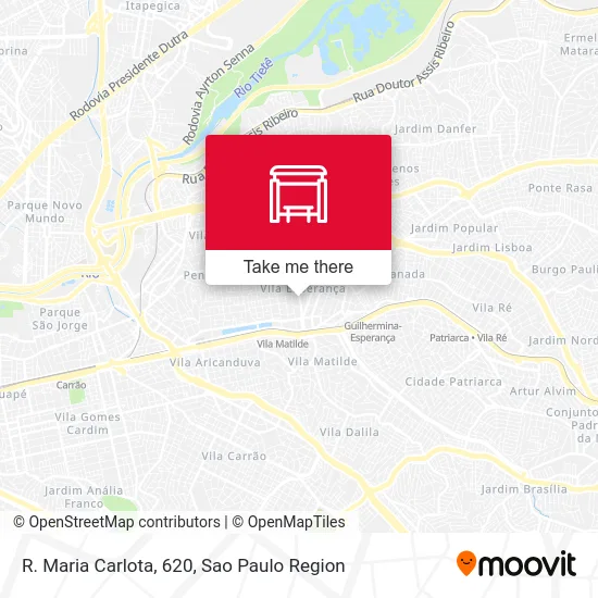 R. Maria Carlota, 620 map