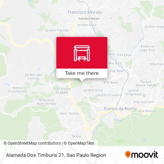 Alameda Dos Timburis 21 map