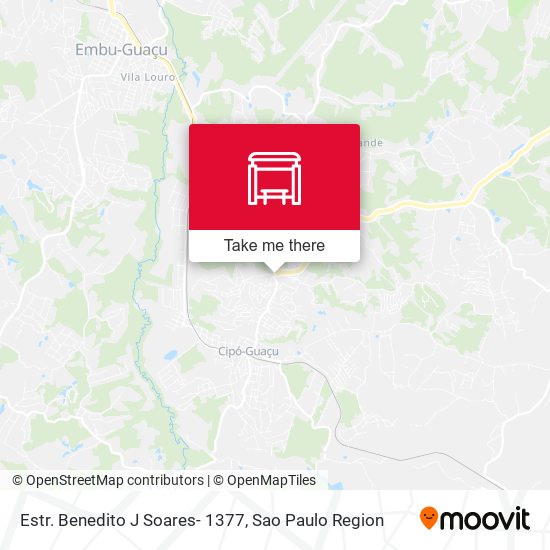 Estr. Benedito J Soares- 1377 map