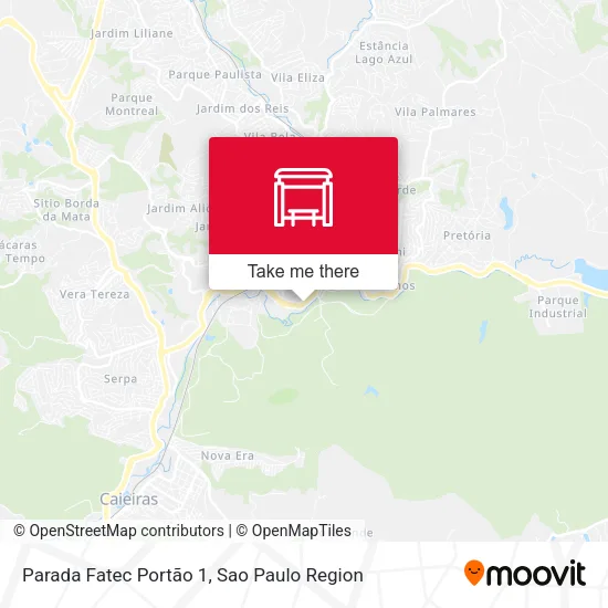 Parada Fatec Portão 1 map