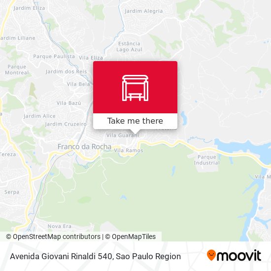 Avenida Giovani Rinaldi 540 map