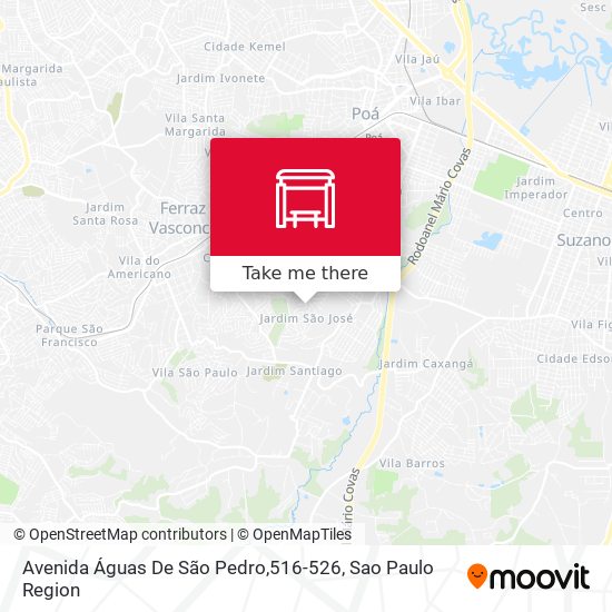 Avenida Águas De São Pedro,516-526 map